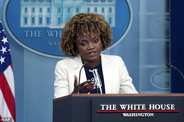 White House Press Secretary Karine Jean-Pierre called it 