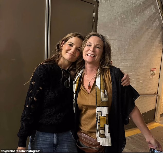 Katie currently stars as Mrs. Webb in the Broadway revival of Our Town; she was seen with her former Dawson's Creek co-star Nina Repeta, 57, at the play's opening preview on Tuesday.