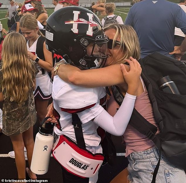 In August, Cavallari celebrated his son's 12th birthday and his first game as a starting quarterback.