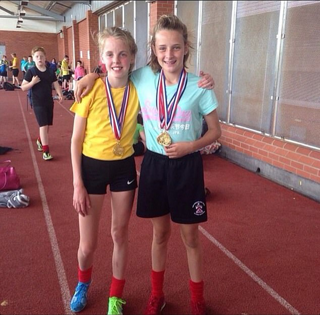 Ella Toone celebrated her childhood friend's gold medal triumph at this summer's Olympics - the two sporting sensations attended the same school together in Manchester.