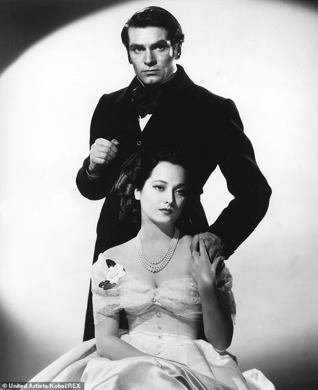 Brontë's Wuthering Heights, published in 1850, is considered a masterpiece of English literature. The 1939 film version was directed by William Wyler and starred Merle Oberon and Laurence Olivier; it is seen in a frame