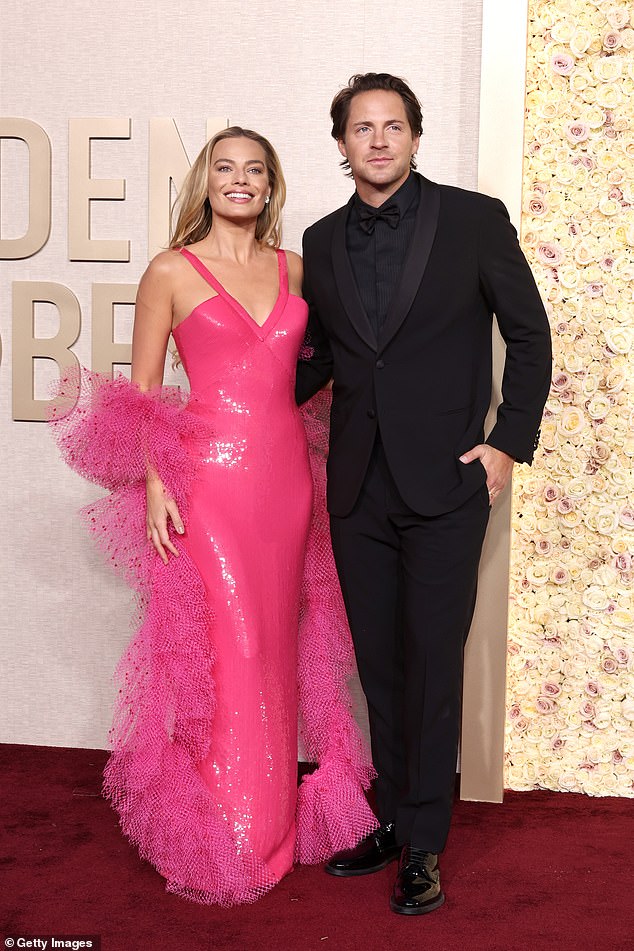 The couple met in 2013 and married in 2016; they are seen together at the Golden Globes in January.