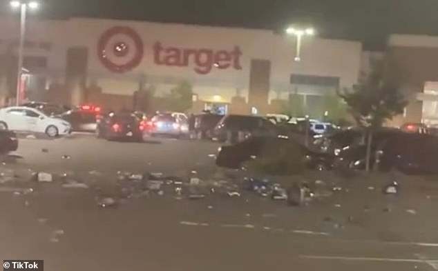 In July, the immigrant gang was also blamed for a shooting in a Target parking lot.