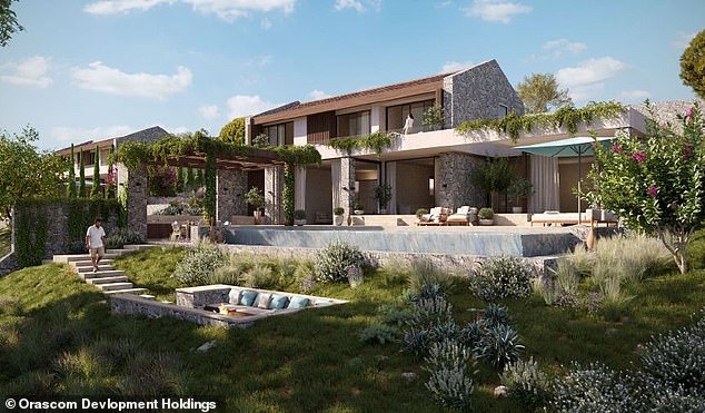 Villa life: this is what one of the properties on the golf course is expected to look like when it is built