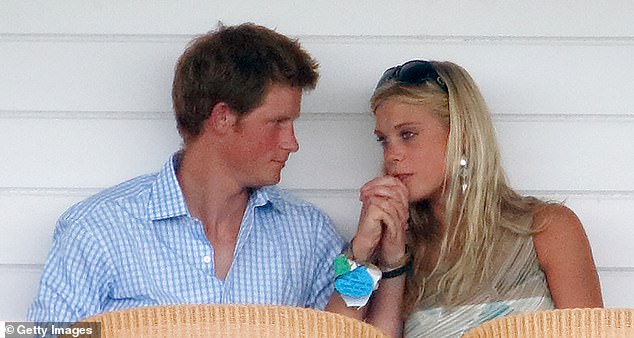 Chelsy, who dated Prince Harry (pictured in 2006) on and off for seven years from 2004, welcomed her first child, a boy, reportedly named Leo, in 2022 with her Eton-educated hotelier husband Sam Cutmore-Scott.