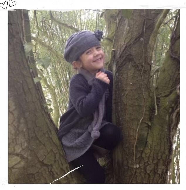 A snapshot captures his adventurous side as he climbs a tree.