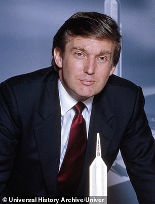 Trump appears in the photo in 1985