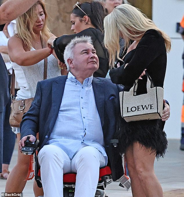 The 64-year-old presenter was pictured on holiday with Katie Alexander after announcing his split from co-star Ruth Langsford in May.