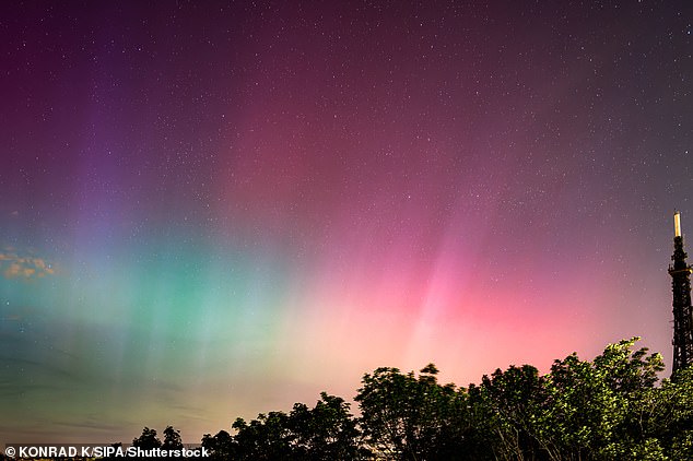 The auroras are typically most active between 10 p.m. and 2 a.m., and you'll need to get as far away from light pollution as possible to get a clear view.