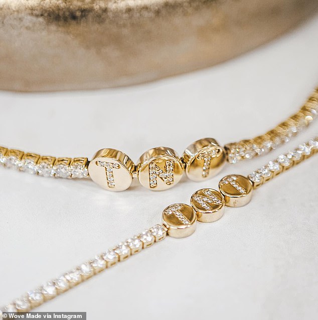 Taylor also wore the romantic TNT bracelet that Travis gifted her. The gold and diamond plated bracelet is valued at around $6,000 and is believed to mean 