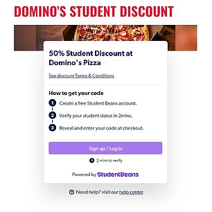 Pizza is in: Domino's, Franco Manca and Papa John's are offering big discounts to students this fall