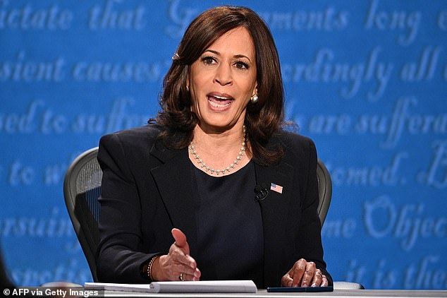 Vice President Kamala Harris during the 2020 vice presidential debate