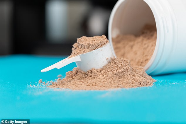 Dr. Pasiakos said he's not picky when it comes to protein powder. Most brands contain either whey or pea protein.