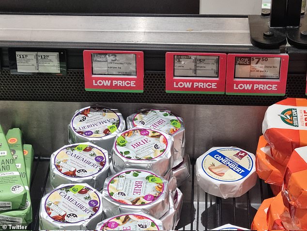 Woolworths is rolling out digital price tags (pictured) in many Australian stores