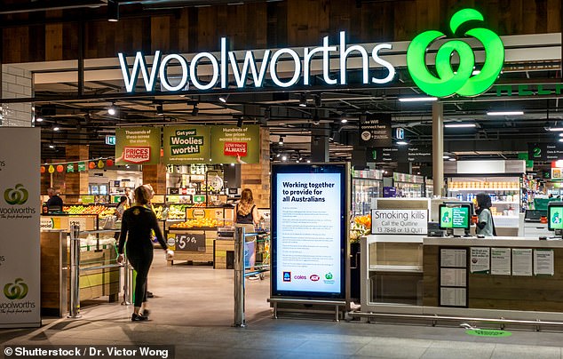 The man said he had been working since he was 14 after landing his first job at Woolworths (file image)