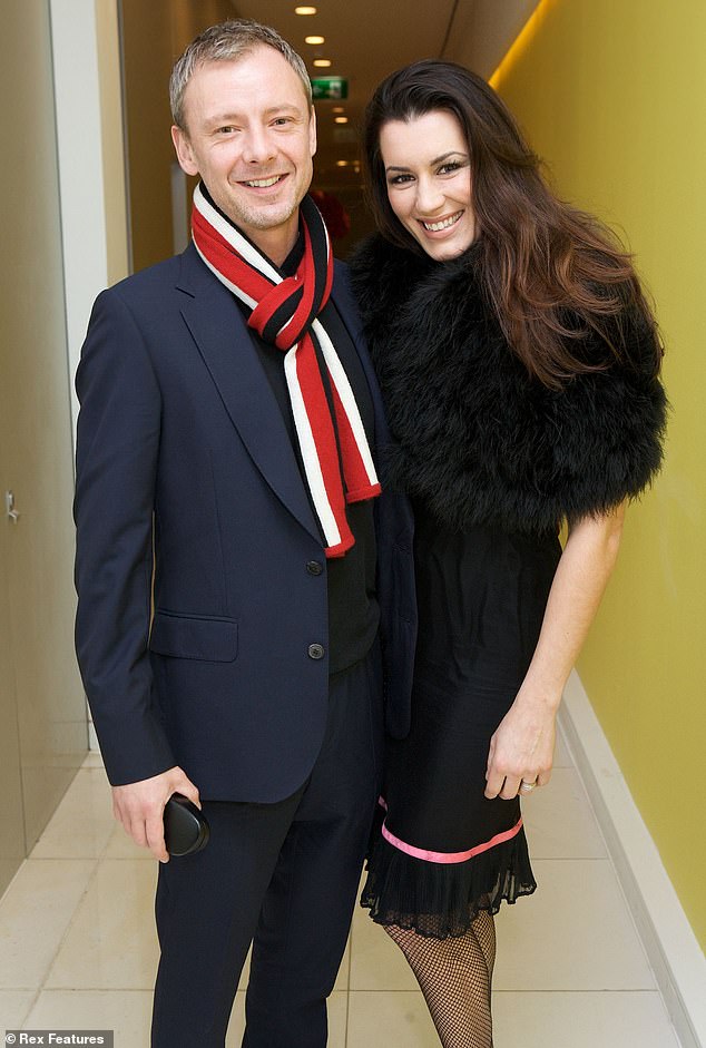 He said: My world spun, and everything I thought I knew wasn't real? (pictured with wife Kate Magowan in 2013)