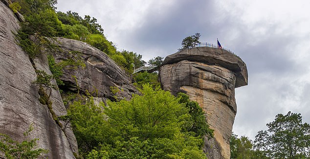 The unforgettable cliff chase with Daniel Day-Lewis' character was filmed in the rugged peaks of Chimney Rock, attracting film buffs and tourists alike to the area.