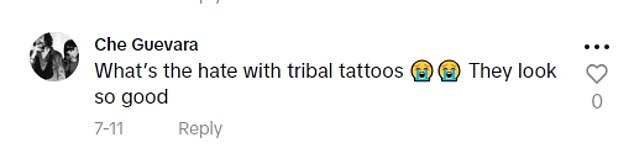 Several commentators on the trend have noted the similarities between cyber sigilism tattoos and the ink reminiscent of the tribal tattoos that became fashionable in the '90s.