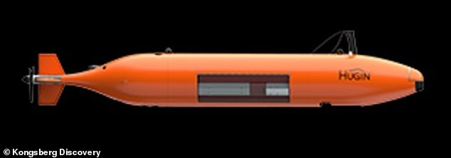 The orange, torpedo-shaped drones collect high-resolution data using sonar that creates high-resolution maps of the seabed.