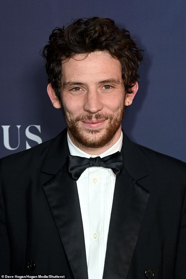 Best known for playing now King Charles in The Crown, the actor showed off a beard and earring.