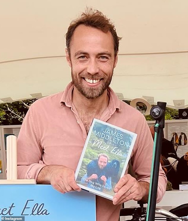 The Princess of Wales' younger brother James has revealed how his family has supported her during her cancer diagnosis. Pictured with her new book, Meet Ella