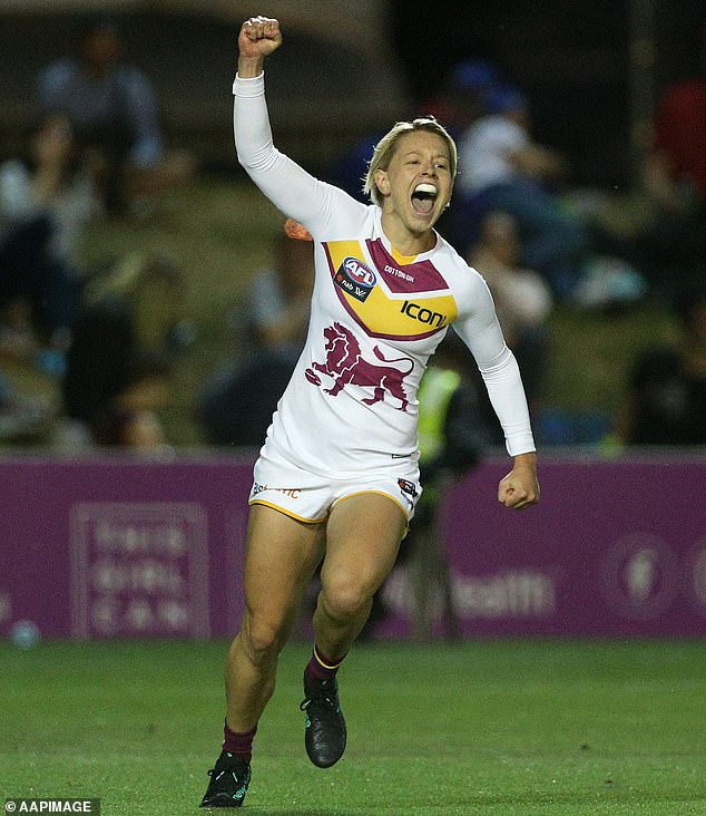 In her days as an AFLW player, Kate McCarthy was an all-Australian representative when she was on the books of the Brisbane Lions.