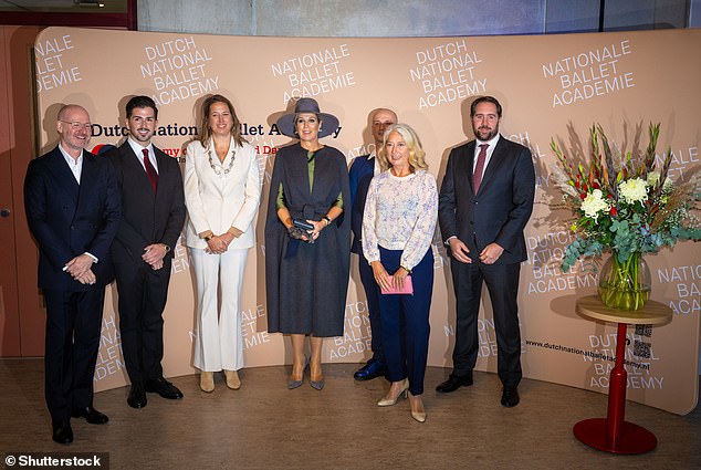 The occasion called for Maxima to officially open the new building of the Dutch National Ballet Academy (NBA) on Nicolaas Tetterodestraat in Amsterdam.