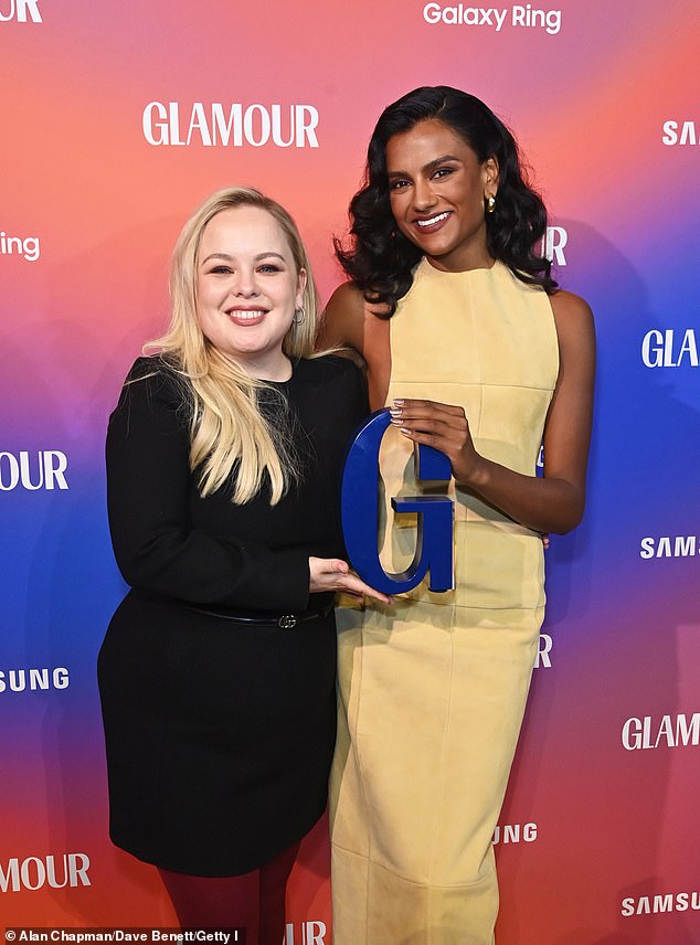 Simone received the award from her co-star Nicola Coughlan, 37, and in a long speech, she detailed how she feels 