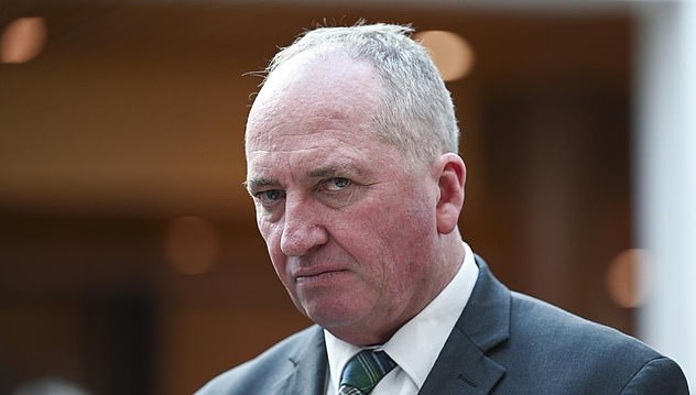 Barnaby Joyce (pictured) said Chinese-made electric vehicles could be used as weapons with a 