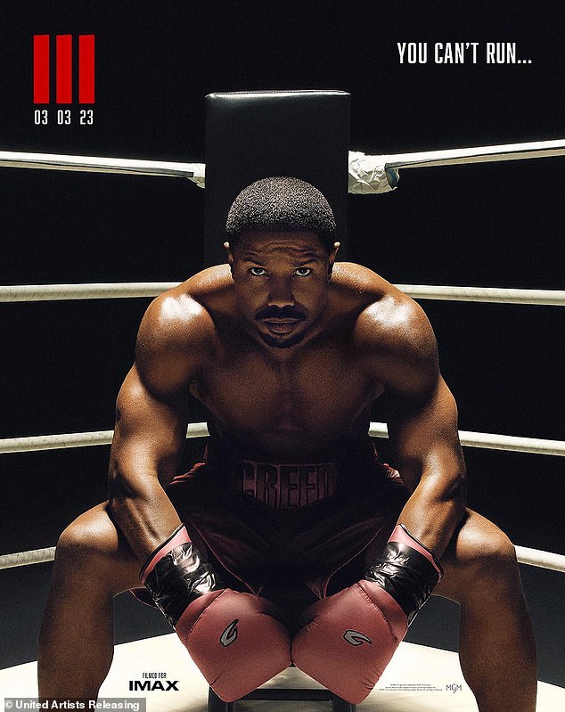 He played Adonis Creed in the Creed franchise. Creed is the son of Apollo Creed, Rocky Balboa's former rival turned friend; seen on a movie poster