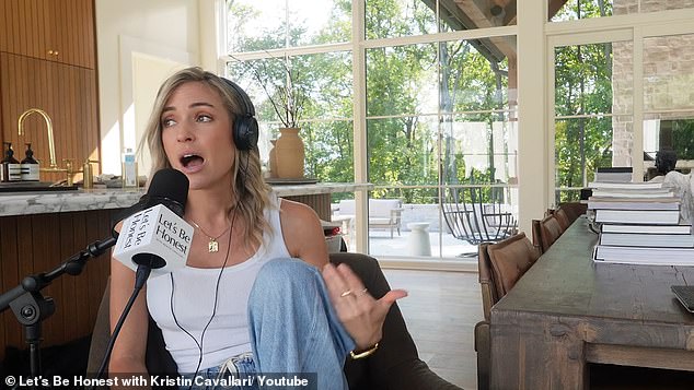 Kristin revealed Monday on her Dear Media Let's Be Honest podcast: 