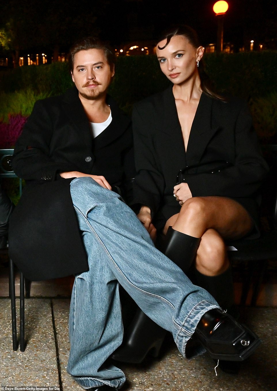 Cole Sprouse also hosted his girlfriend Ari Fournier as they attended the show during the final day of Paris Fashion Week.