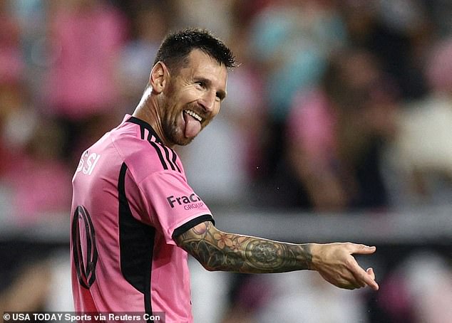 Unfinished business: Lionel Messi remains second in the world thanks to his form at Inter Miami