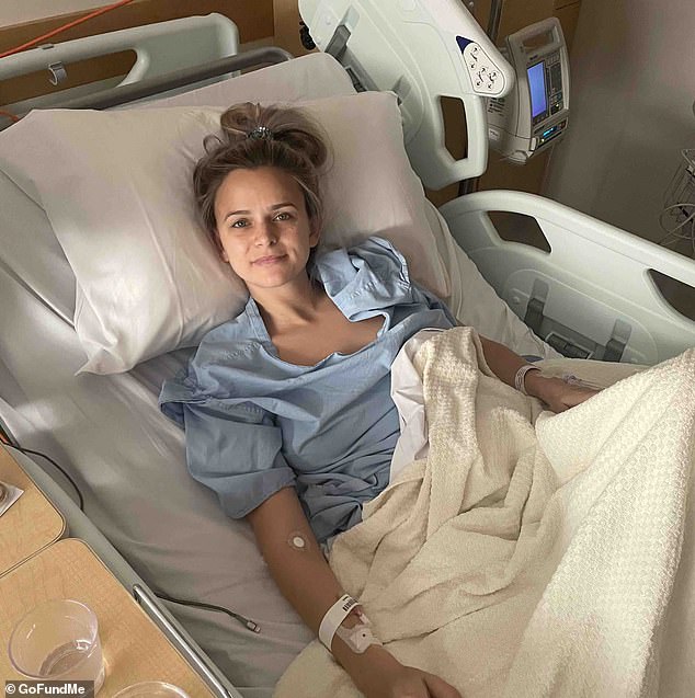 The social media influencer has been battling bowel and lung cancer after she was diagnosed with the cancer in November 2021 following the birth of Sophia.