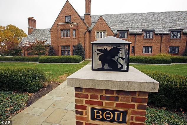 In total, more than 1,000 charges have been filed against 18 members of the Beta Theta Pi house (pictured), in the largest criminal indictment against a fraternity and its members in US history.