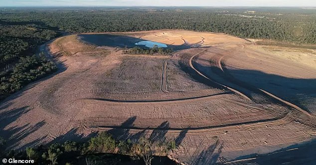 It is understood a cable snapped and hit workers at Oaky Creek coal mine on Wednesday afternoon (pictured).