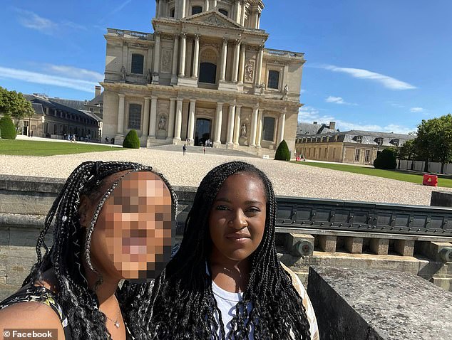 The sisters happily posed for photos together on a riverboat, in front of the Eifel Tower and next to Les Invalides in Paris.