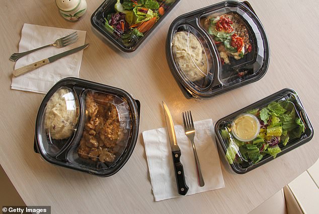 Takeout containers made from recycled plastic were also found to contain flame retardant byproducts. When heated and eaten, these chemicals can leach into the human body and build up over time.