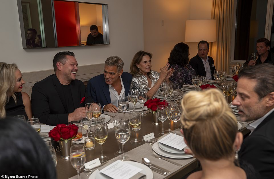 1727889510 973 A look inside George Clooneys exclusive VIP dinner in New