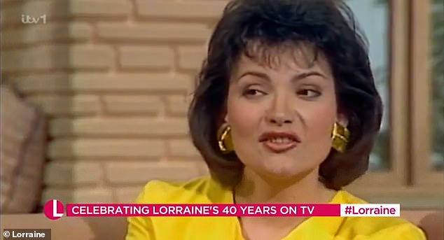 Lorraine is known for her colorful and vibrant power suits while interviewing the stars of her show.