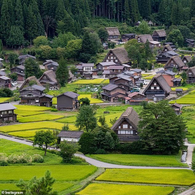 Shirakawa-go, west of Tokyo, has traditional historic villages and gassho-style houses.