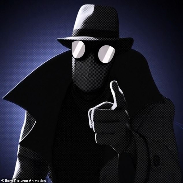 Cage, 60, first played the role in voiceover in the acclaimed 2018 animated film Spider-Man: Into The Spider-Verse (pictured)