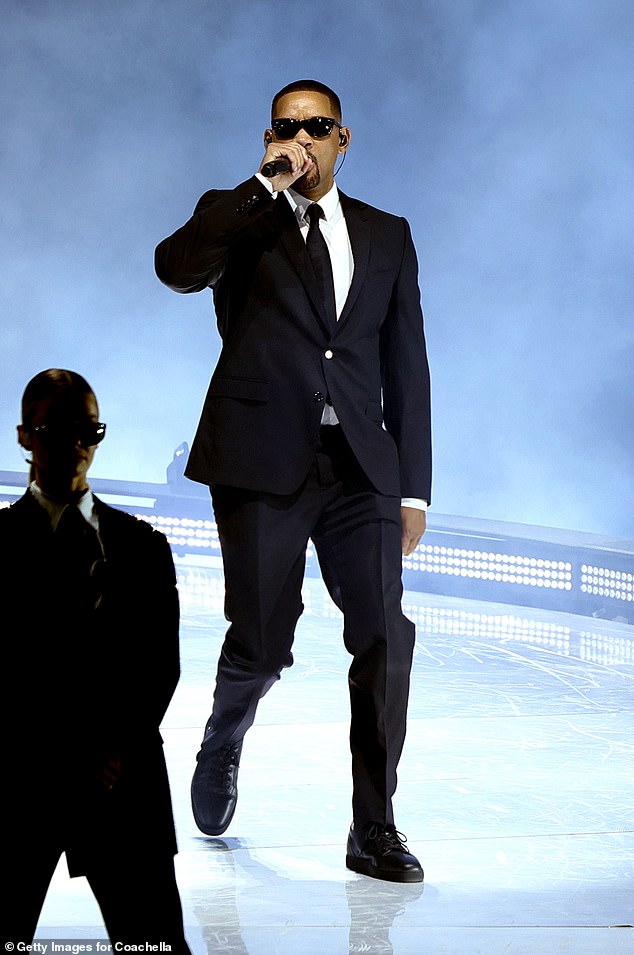 Smith surprised the Coachella crowd in Indio, California, in April when he joined J Balvin for a high-energy performance of his song Men in Black.