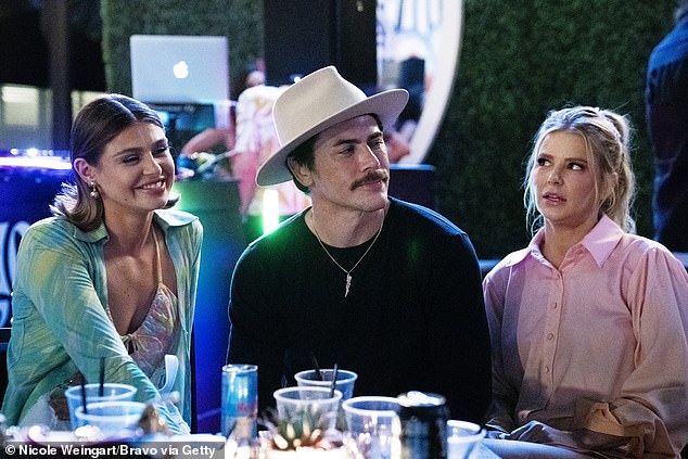 Ariana and Daniel met just weeks after she discovered that her boyfriend of nine years, Tom Sandoval (center), had cheated on her with her Vanderpump Rules co-star, Rachel Leviss (left).