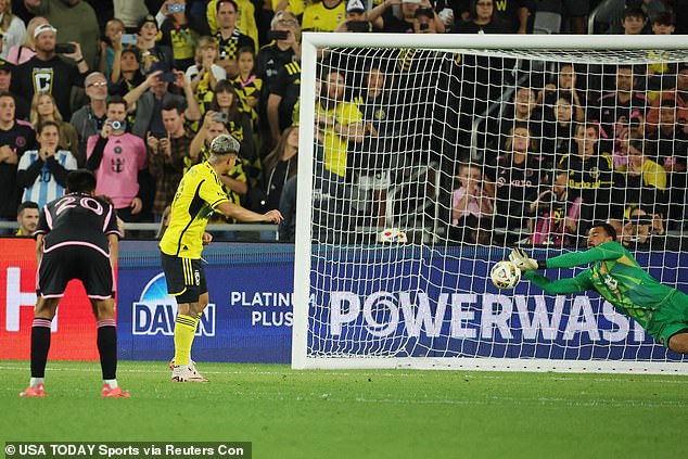 Hernández had a second penalty opportunity saved by Drake Callender, condemning Columbus