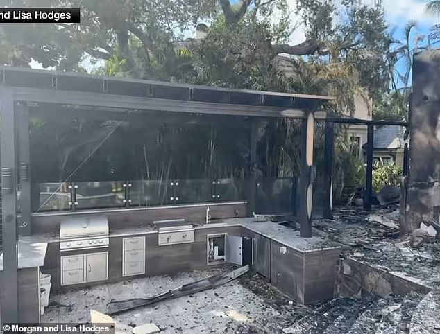 The family later recounted that it took less than 15 minutes for their grandchildren's rooms to collapse and said they were very surprised that it only took a few centimeters of water to start such a fire.