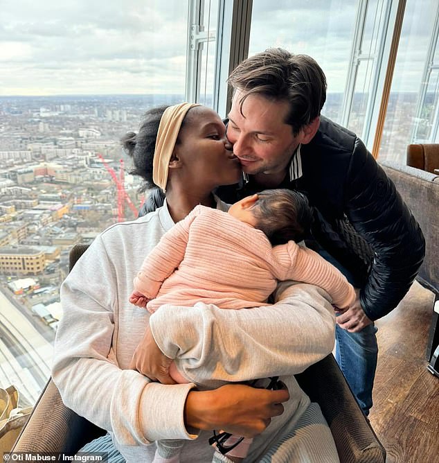 The Strictly Come Dancing professional revealed she welcomed her daughter with husband Marius Lepure, 41, (pictured) in November, but her baby was born prematurely with an infection and spent six weeks in intensive care.