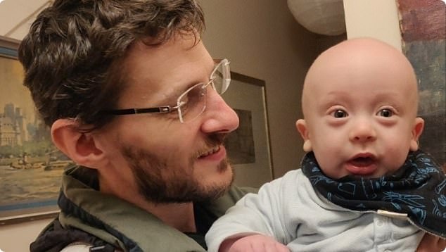 Zak with his nephew, days after his terminal cancer diagnosis. Doctors have launched a new study to find out if H. pylori could be to blame for the increase in stomach cancers in young people