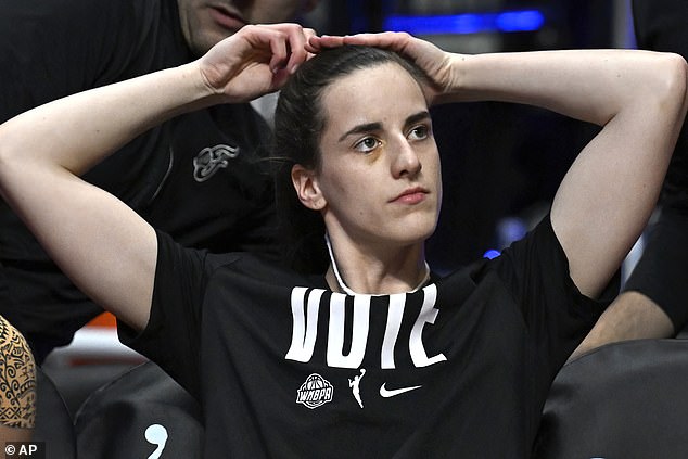 Williams criticized the WNBA for underpaying stars like Caitlin Clark (pictured) this week