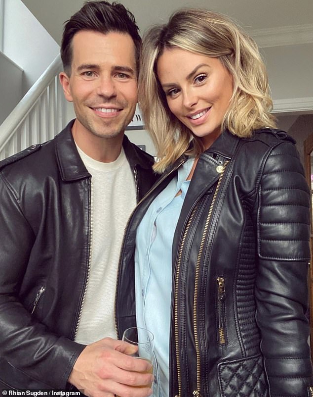 The model looked stunning just five months after giving birth to her 'miracle' son George in April with husband Oliver Mellor, 43 (pictured).